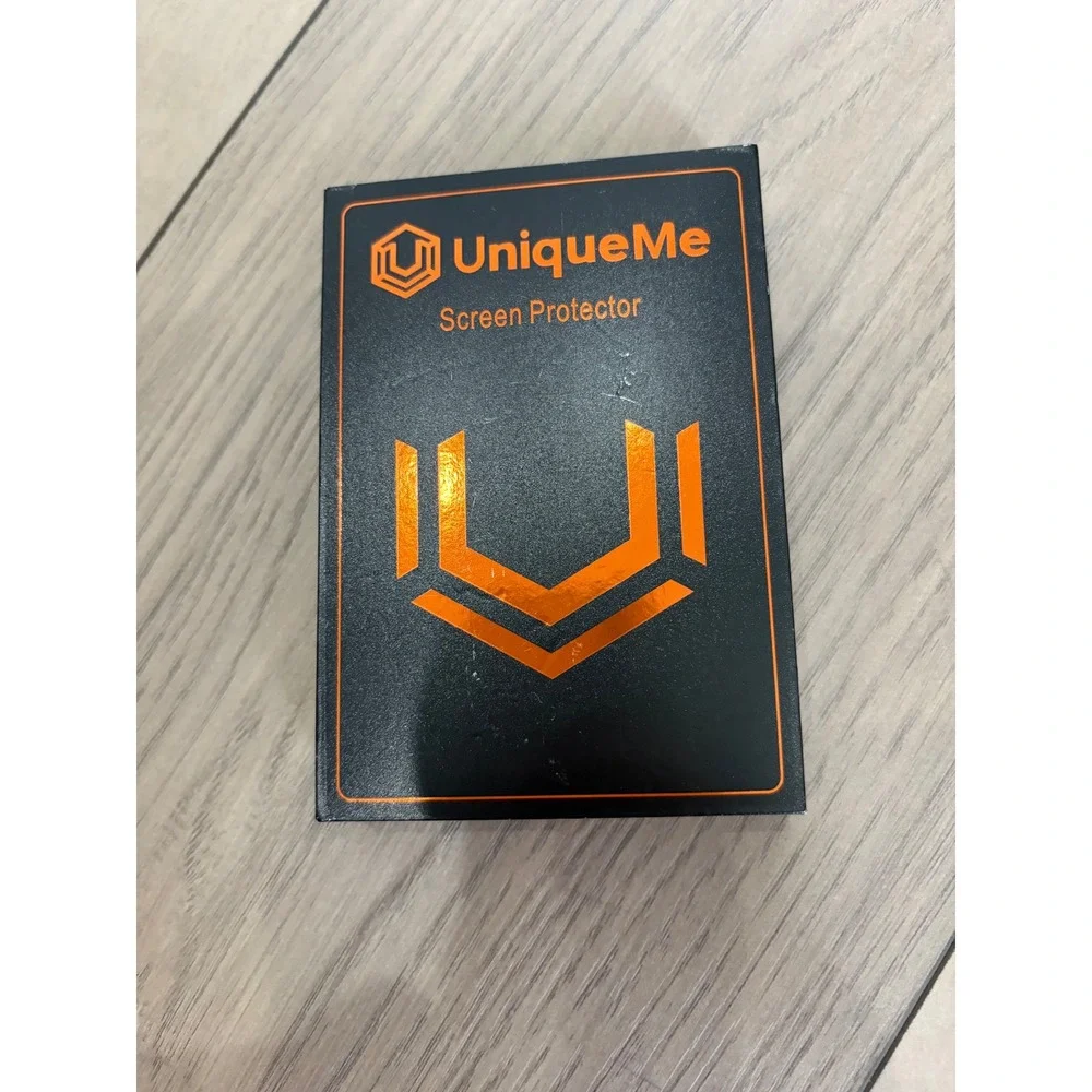 UniqueMe Screen Protector Kit New Version Model UniqueMe-15 Black Orange Box